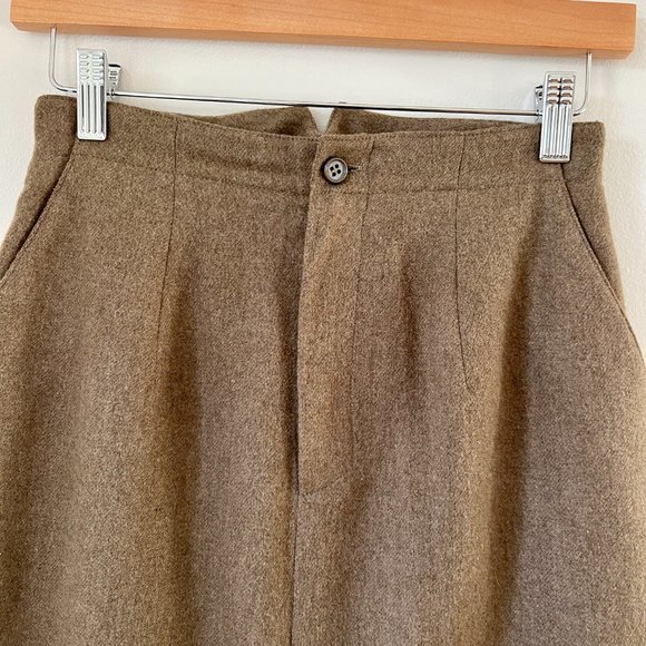 1980s David N Petites Wool Pencil Skirt - Picture 2 of 9